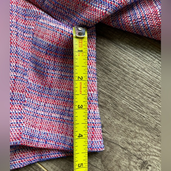 Banana Republic tailored pink and purple tweed shorts. 4.5” inseam high rise - Picture 12 of 13